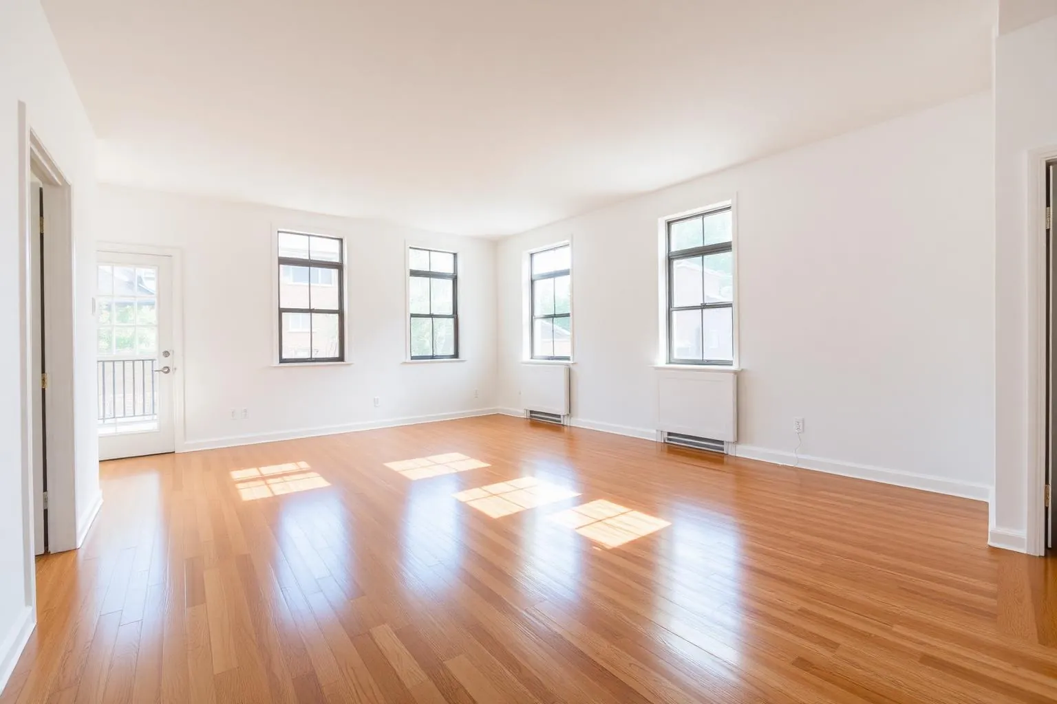 Spotless empty room after a move-in move-out cleaning service in Brampton